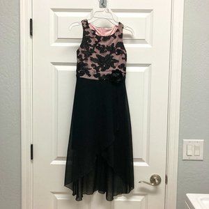 Girls Amy Byer Dress Size 7 - Black & Pink